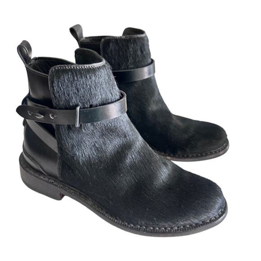 Rag & Bone Driscoll Chelsea Leather Calf Hair Boot Size 36 US 6‎